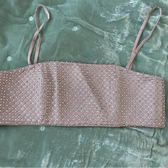 Rhinestone Pants and Matching Top Set by Raisa Vanessa originally over $2k!! - Picture 9 of 13